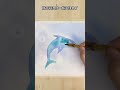 【水彩丨watercolor painting for beginners easy and simple】水彩零基礎教學 水彩海豚的畫法 drawing