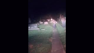 Cops Run from a Demonic Graveyard Scream. *Original*