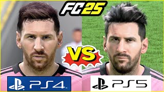 FC 25 - PS4 vs PS5 Gameplay \u0026 Graphics Comparison