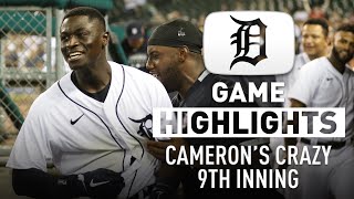 Tigers Highlights: Cameron's Crazy 9th Inning Blast