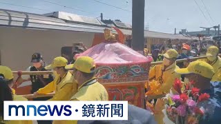 海線通車100年　白沙屯媽祖搭蒸汽火車祈福｜#鏡新聞