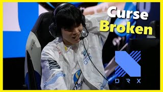 Deft happy after destroying his First ever Nexus in Quarter Finals since 2019