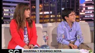 Agustina y Rodrigo Noya, hermanos y compinches - Susana Gimenez 2007