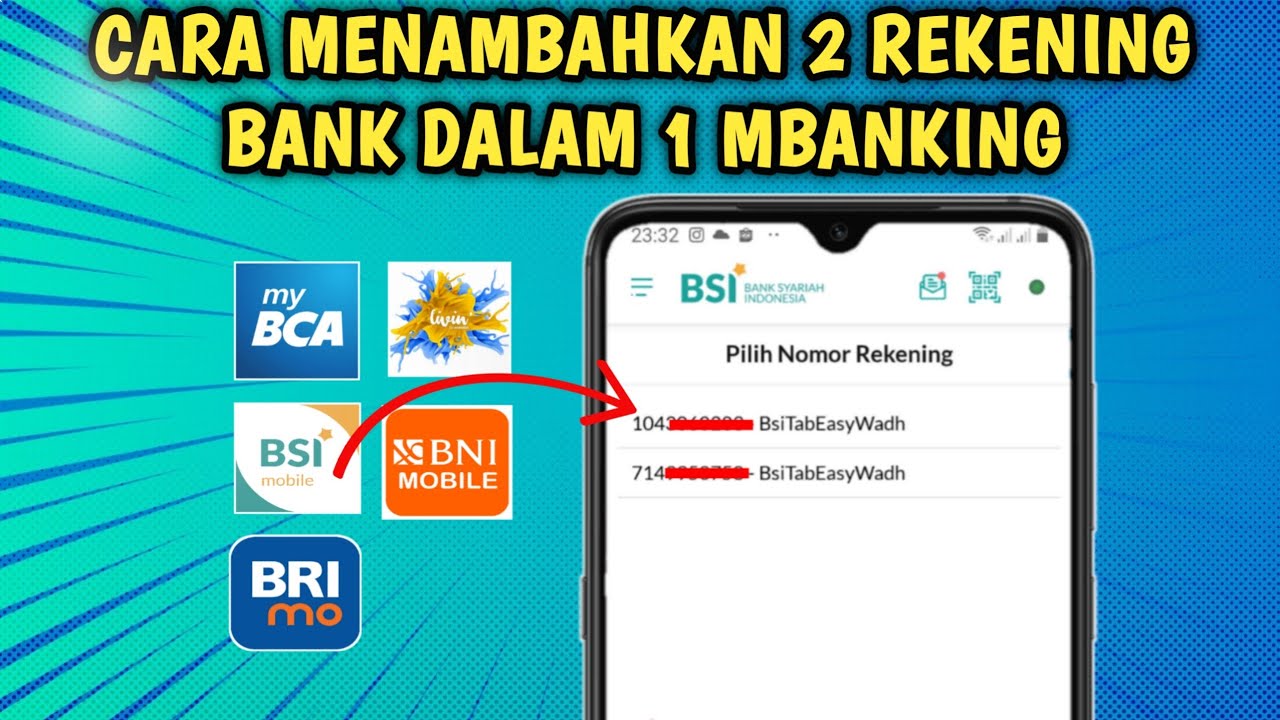 Cara Membuat 2 Rekening Bank Dalam 1 Mobile Banking Terbaru - YouTube