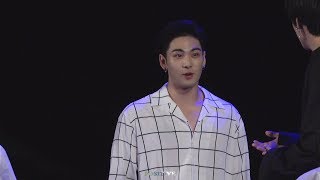 180914 뉴이스트W 강동호 WHEREYOUAT + 인사 직캠 [백호 focus] _(순서헷갈려서 빵터진동호)