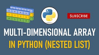 Python for Beginners: 20. Multidimensional Array using Nested List