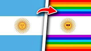 World Flags Turn Into LGBT🏳️‍🌈 | Fun With Flags