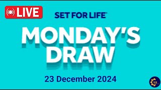 The National Lottery Set For Life Live draw results from Monday 23 December 2024 | tonight's