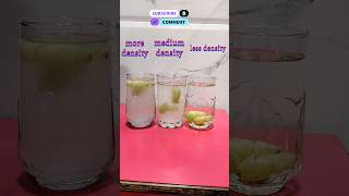 Floating grapes 🍇|effect of density #youtube#viral#shorts#trending#science#density#experiment#