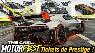 THE CREW MOTORFEST - Tout Comprendre sur le Système de Tickets Prestige