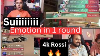 Streamers Reaction on @SkRossi Finishing The game With 4k 🔥🔥 against DFM