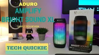 Aduro Amplify Bright Sound XL Bluetooth Wireless Speaker