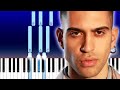 Mahmood - Rapide (Piano Tutorial)