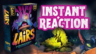 Playing LAIRS for the First Time | Board Game Surprises, Reactions, and More!