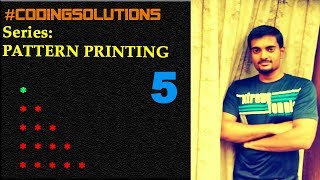 5-C PROGRAM TO PRINT A PATTERN#CodingSolutions