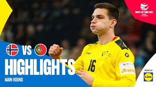 Last-minutes rush for the win! | Norway vs. Portugal | Highlights | Men's EHF EURO 2024