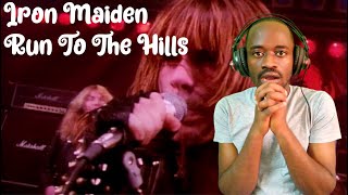 FIRST TIME HEARING Iron Maiden - Run To The Hills REACTION