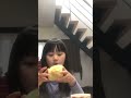 りんご丸かじり女子7才　 ショート動画