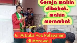 Dihambat di Cilegon, Gereja berdiri di Morowali | Ibadah Perdana GTM di Morowali