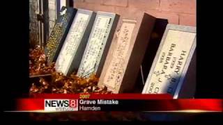 Marker mix-up at Hamden cemetery