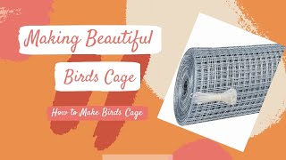 How to Make Bird Cage with door At Home #bird#cage#cagelocke #view #viral##birds