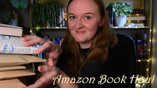 ASMR Amazon Book Haul 📗✨ gentle finger tapping and book asmr