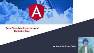 Template driven form | Controller level two-way binging in angular