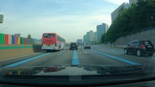 [ Gopro 4K ] #경부고속도로 신갈분기점 ~ 서울TG ~ 판교 ~ 양재 주행 영상 #Gyeongbu Expressway #京釜高速道路