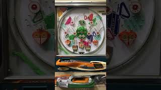 Refurbished 1974 Sanyo Bussan “Cascade” vintage pachinko machine - Gameplay