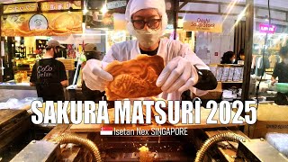 Delicious Japanese Food at Isetan Sakura Matsuri 2025! Nex, Singapore 🇸🇬 - Virtual Walk