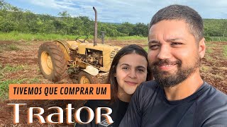 Compramos um trator