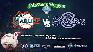 TAN HOLDINGS SBL MASTER'S LEAGUE -Marlins vs Brewers