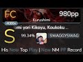 [8.28⭐] SWAGGYSWAGSTER | ICDD - Yomi yori Kikoyu [Kurushimi] 99.34% {980pp FC} - osu!