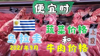 110.乌拉圭便宜时的蔬菜和牛肉价格上集 2021年9月底物价