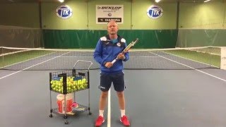 Tennis: Backhand, grunderna - Grepp och slagteknik