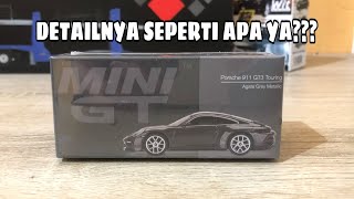 Mini GT Porsche 911 GT3 Touring Agate Grey Metallic | WAJIB PUNYA‼️