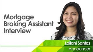 Mortgage Broker Assistant Interview