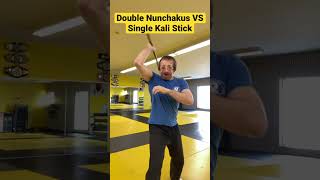 Who’s Your Pick? Double Nunchakus VS Single Kali Stick #shorts