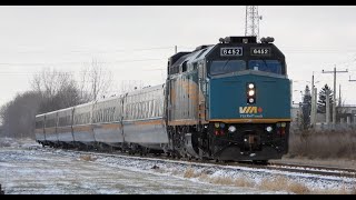 VIA Rail 72 6452, Chatham-Kent On, Dec 12 24.