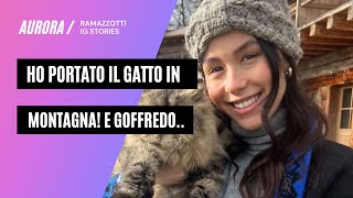 Ci mancava solo Goffredo in mutande sotto la neve 🙈 - Aurora Ramazzotti stories