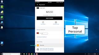 Change Default Payment method to Uber Cash on iPhone app