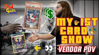 FIRST Card Show Selling POKEMON Was A MASSIVE SUCCESS! Terestal Festival Umbreon PULL | Vendor POV