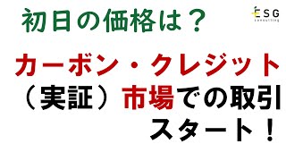 カーボン・クレジット（実証）市場での取引開始！実証参加の取引画面やJ-クレジット使用時の注意点などを解説します。