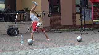 Leżajskie Targowisko Sztuki 2018 -  Freestyle football - Adrian Duszak - cz27