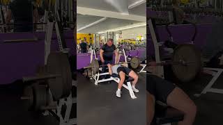 13 year old weighing 155 benching 225 for a double