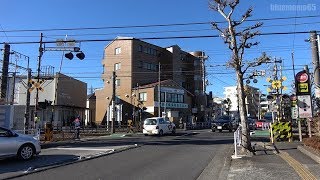 2018.1.2　南武線「向郷踏切」　貨物列車86レ　Nambu Line Mukaigo railroad crossing