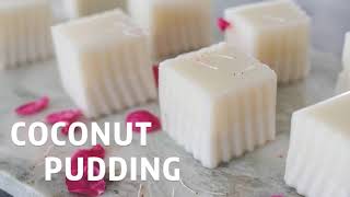 Coconut Pudding-Jelly | Refreshing Dessert | Simple Recipe