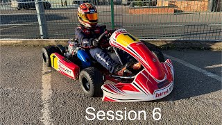 Whilton Mill 11th January 2025 IAME Inter practice 6 pre season testing