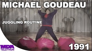 Michael Goudeau - Juggling Routine (1991) - MDA Telethon