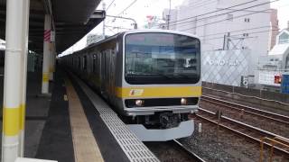 E231系0番台八ミツB16編成 JR中央・総武線各駅停車津田沼行き 小岩駅発車